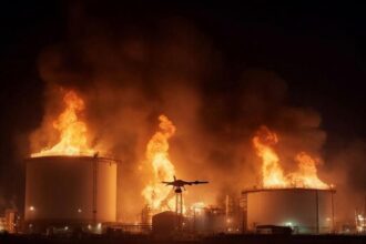 Drone ucrainene au lovit de Crăciun un port din Krasnodar și cel mai mare complex chimic de gaze din lume