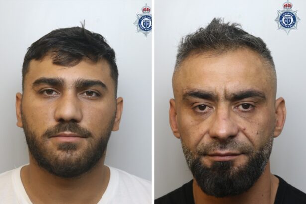 Samir Barbulesteanu (left) and Ion Zaharia (right) were both jailed for their part in a series on burglaries last year (Image: Cheshire Police)