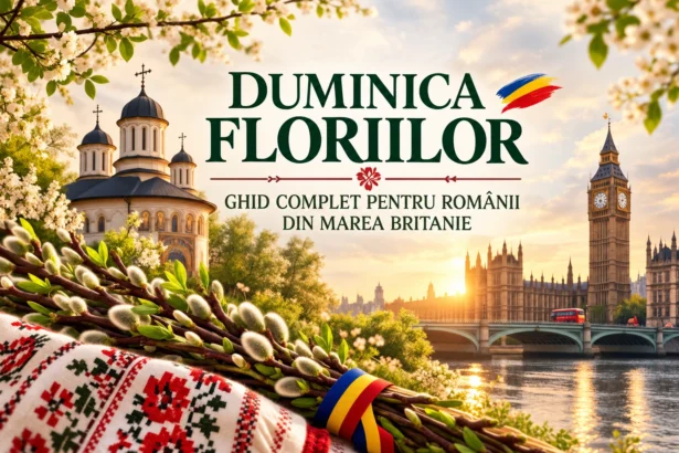 Ghid Complet Florii 2026 pentru Românii din Marea Britanie: Onomastică, Slujbe de Florii Ortodoxe