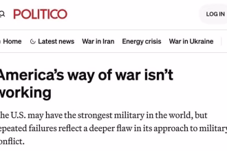 Politico: Deși dispun de o armată puternică, Statele Unite nu au obținut, în ultimii 30 de ani, victorii militare