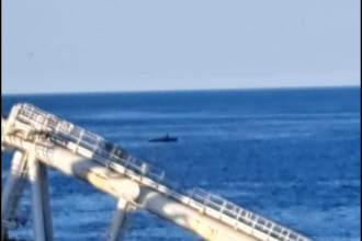 Dronă cu explozibil lângă platforma Neptun Deep. „O amenințare în creștere în Marea Neagră”