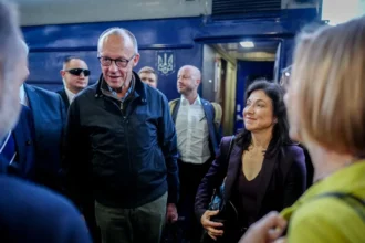 Cancelarul Germaniei, în vizită neanunțată la Kiev: Dacă Rusia nu e oprită, se va întoarce împotriva noastră