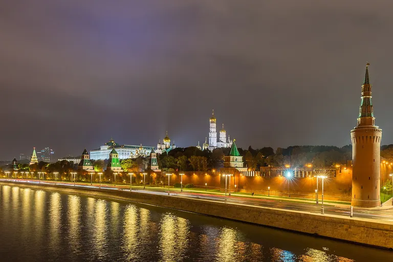 Kremlinul din Moscova, noaptea