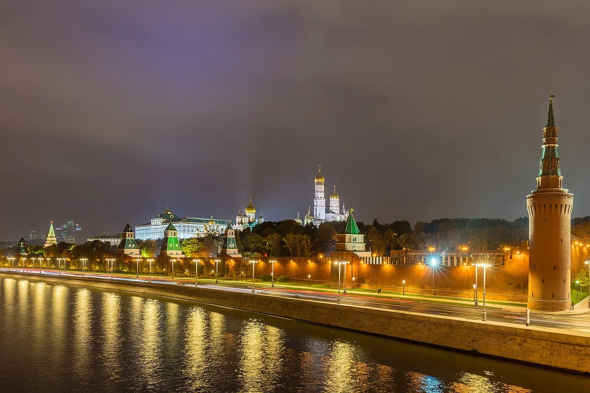 Kremlinul din Moscova, noaptea