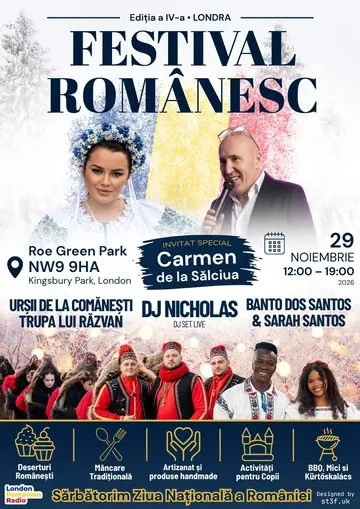 Afișul Festivalului Românesc la Londra 2026, Ediția a IV-a