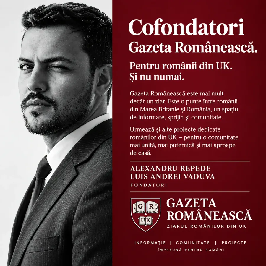 Cofondatorii Gazeta Românească UK, ziarul cu știri pentru români în UK